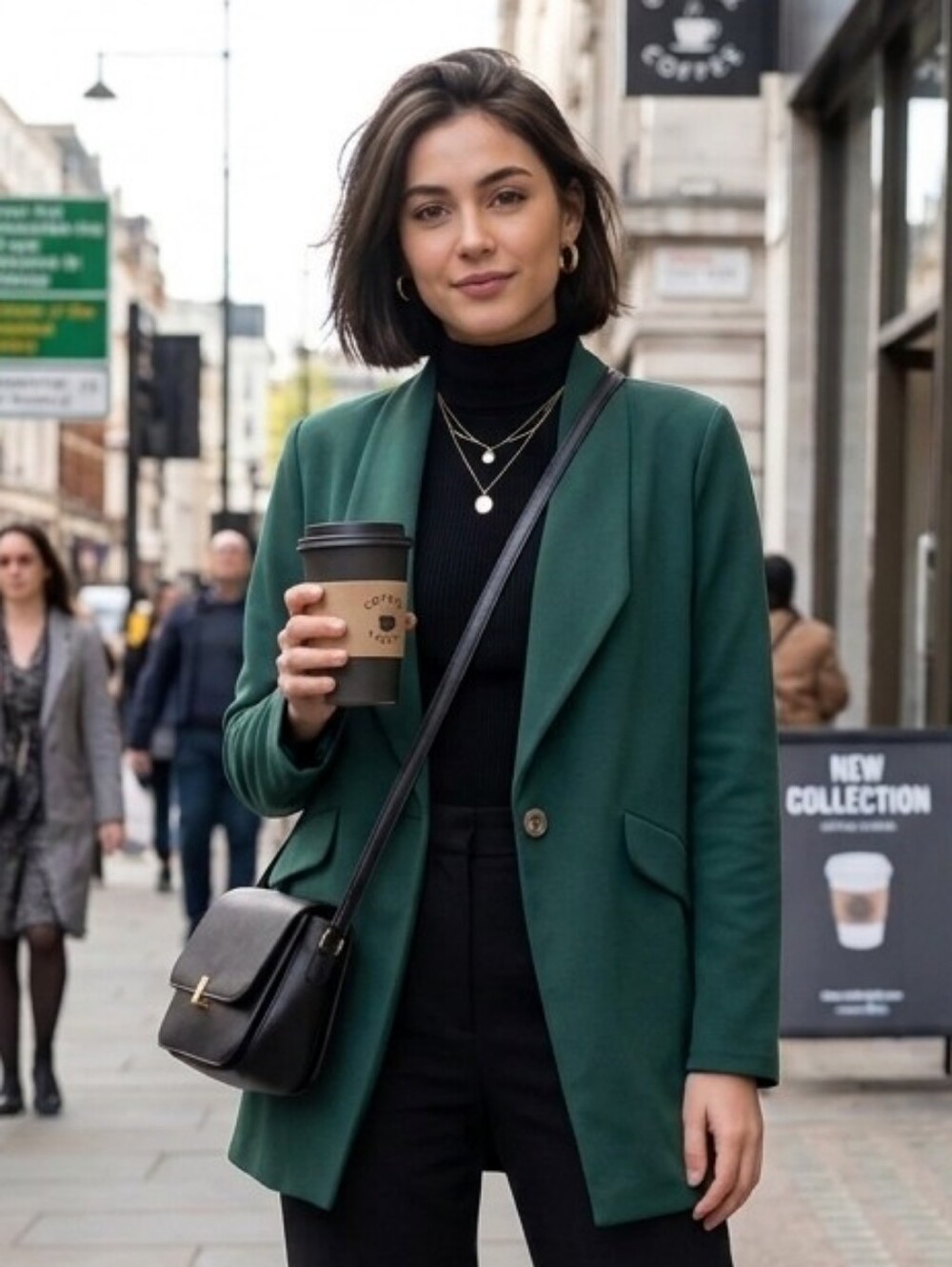 Green Blazer - Made In Italy By New Collection